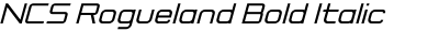 NCS Rogueland Bold Italic